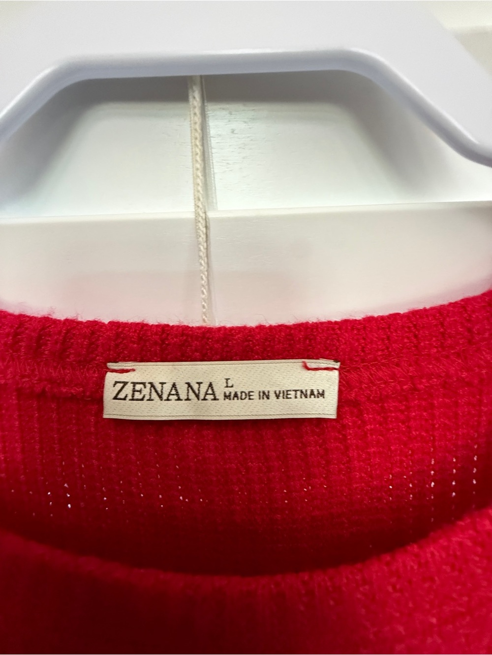 Zenana Outfitters Red Ribbed Knit Wide-Leg Pants Set - Picture 4 of 9